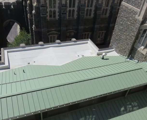 West Point Science Center roofing