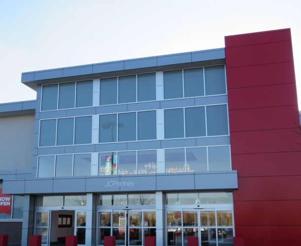 JCPenney aluminum composite panels