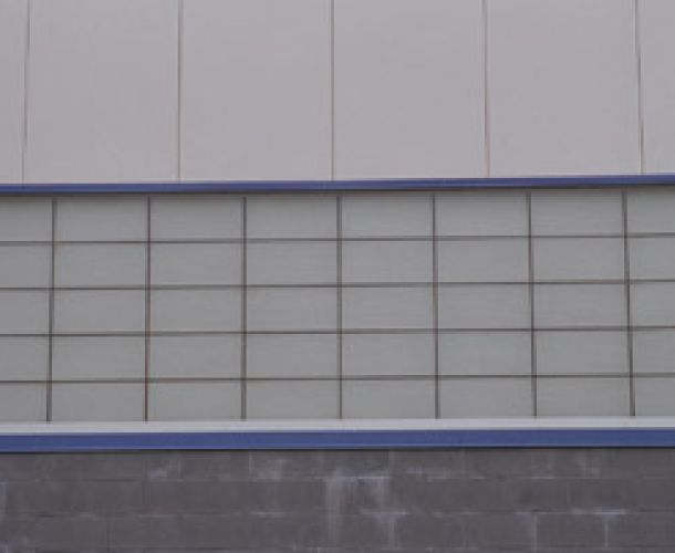 High Bridge Yard translucent panel systems