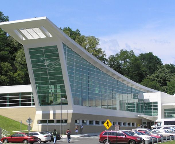 Greenburg Public Library aluminum composite panels