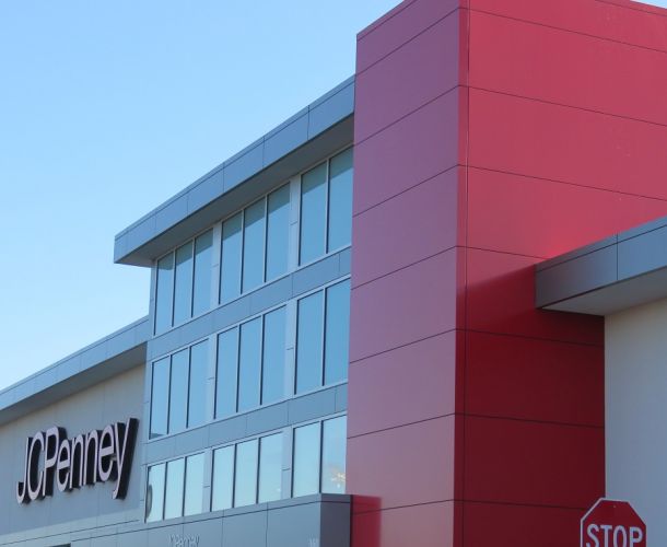 JCPenney aluminum composite panels