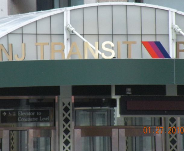 Penn Station Entrance aluminum composite panels