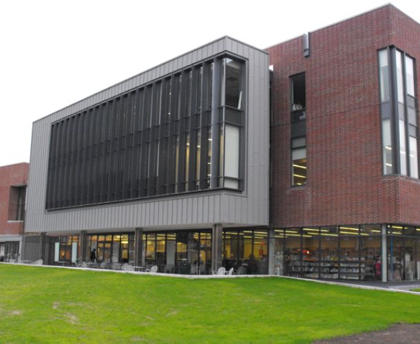 Molloy College Campus Center siding systems